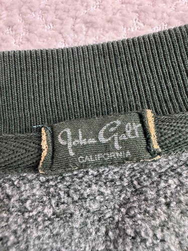 John Galt Womens Hawaii USA Embroidered Crewneck Long Sleeve Green Sweatshirt OS - Picture 7 of 10