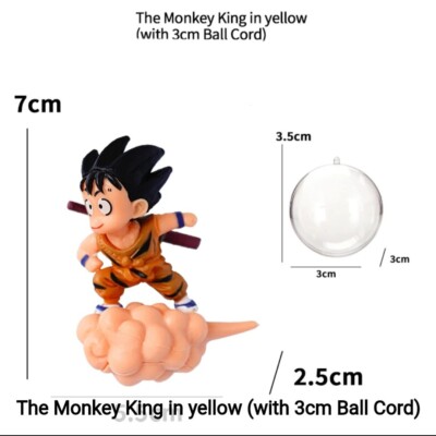  Floating Aquarium Decorations Dragon Ball Goku Fish Tank The Monkey King Yellow