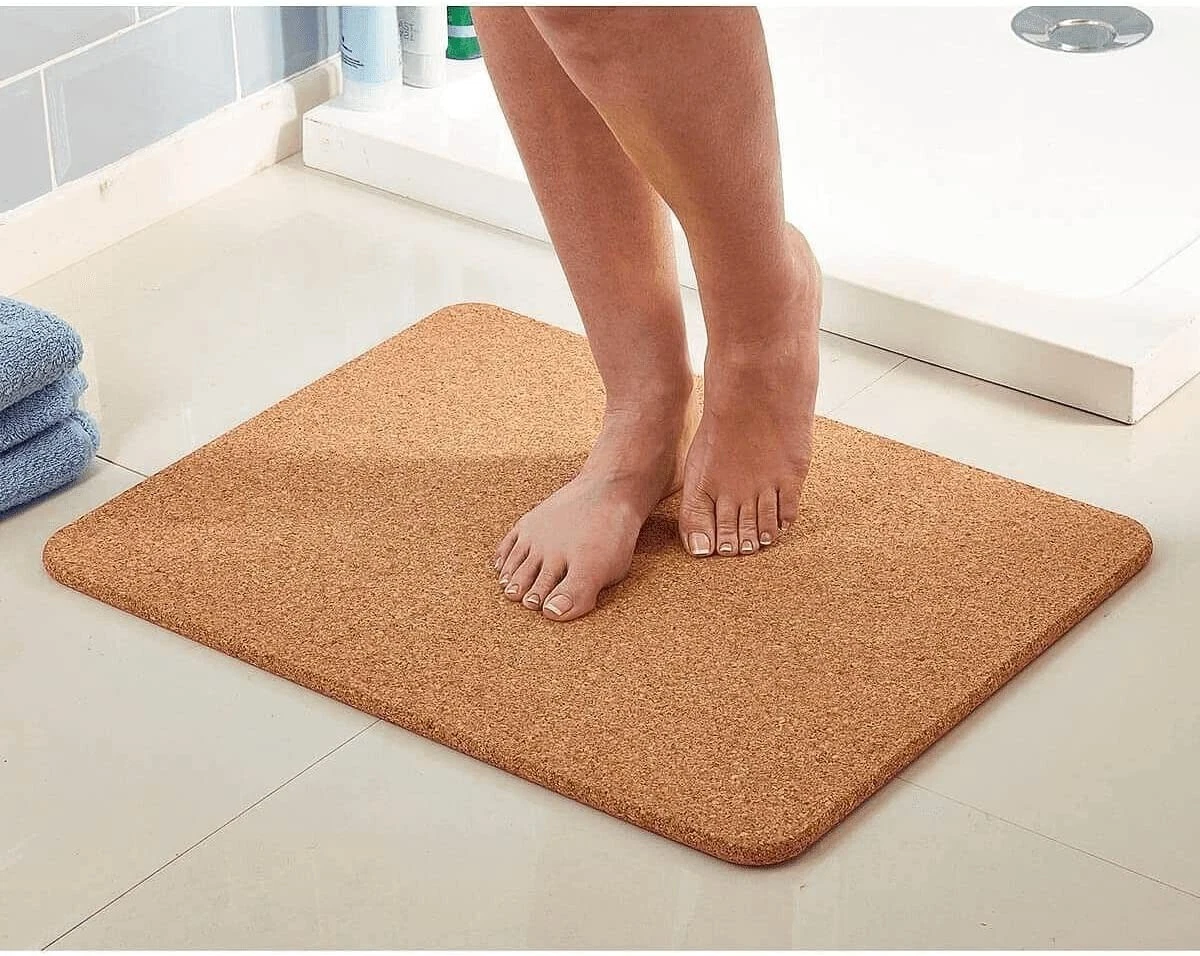 + Luxury Bath Mat Shower Mat - Slip-Resistant, Anti-Bacterial, Non