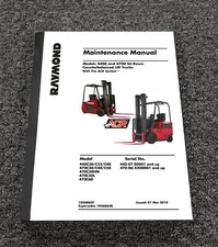 Raymond 4400 Sit-Down Counterbalanced Lift Truck w ACR System Maintenance Manual