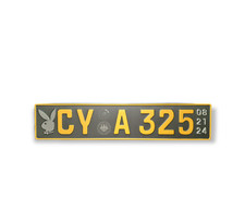 Euro License Plate Tablilla Euro Larga Pr