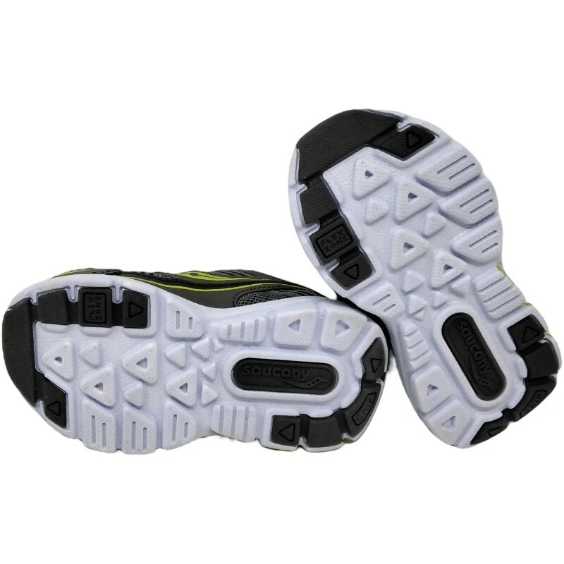 Saucony Baby Ride Boy Various Size Running Sneakers Grey And Lime - Image 2 of 3