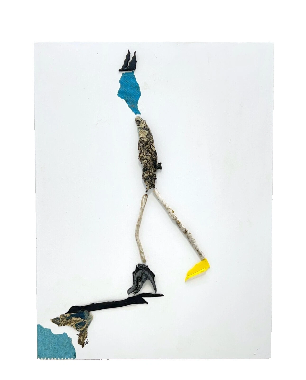 Contemporary Art Figures Mixed Media Art & Collage Art