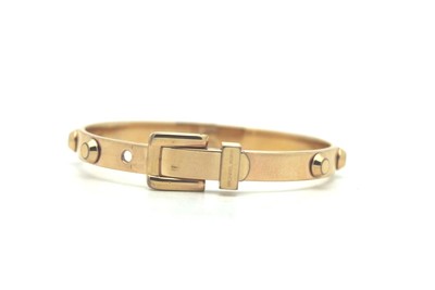michael kors astor buckle bangle rose gold