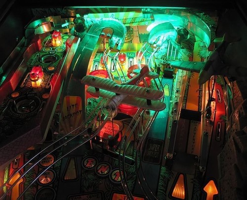 Scared Stiff JUNKYARD SAFE CRACKER Pinball Playfield Light mod Red or Green - Picture 3 of 3