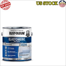 Elastomeric Roof Coating Gallon Weatherproof Energy Efficient Mildew Resistant