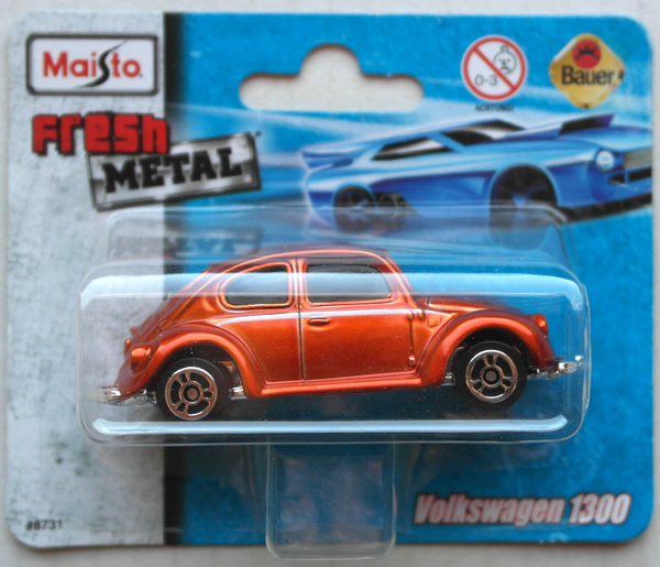 Maisto Vw Volkswagen KäFer Beetle 1300 Kupfermetallic Neu/Ovp Oldtimer Auto Car-image