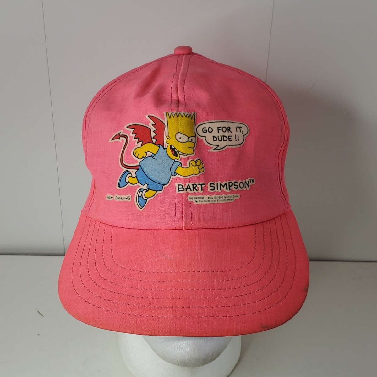 Vintage Simpsons Italy Fur Trapper Hat Vintage The Simpsons  main image 4