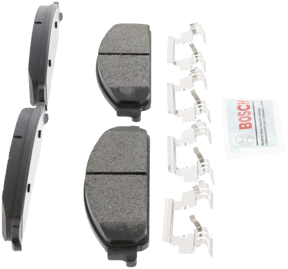 Pastillas de freno de cerámica azul con herrajes delanteras Mercury Sable Bosch 2008-2009 Foto 4 de 4