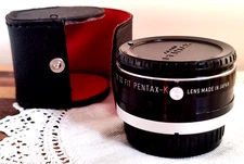 Soligor Auto Tele Converter 2X to fit Pentax K Camera Lens Japan Soft Case