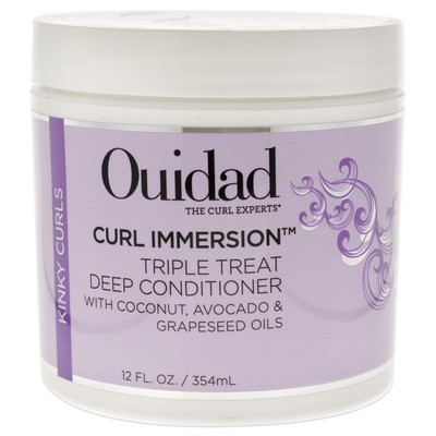 Curl Immersion Triple Treat Deep Conditioner by Ouidad for Unisex - 12 oz