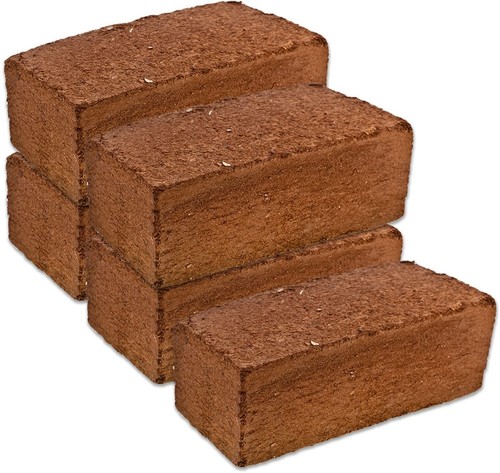 5 Pack, Best Coco Peat-Premium Coir Pith 650g/1.4 Lbs,Lowest EC & Ph Value - Picture 2 of 8