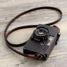 Genuine Leather Camera Neck Shoulder Strap Sling for SLR DSLR Vintage Brown New