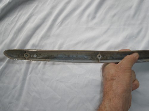 1946 1947 1948 Chrysler RF Fender Grille Center Molding Whisker - Picture 6 of 7
