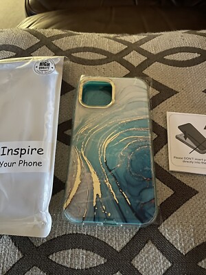 Case for iPhone 12 Pro Max - Teal Gold Ocean