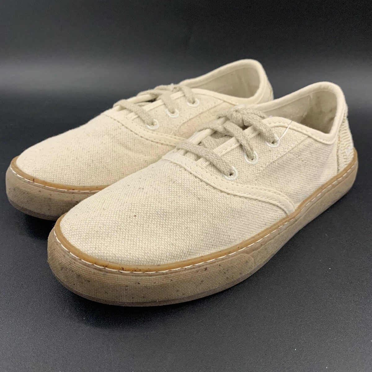 SANUK VEG OUT SHOES WOMENS SIZE 7 US NATURAL BEIGE HEMP COTTON