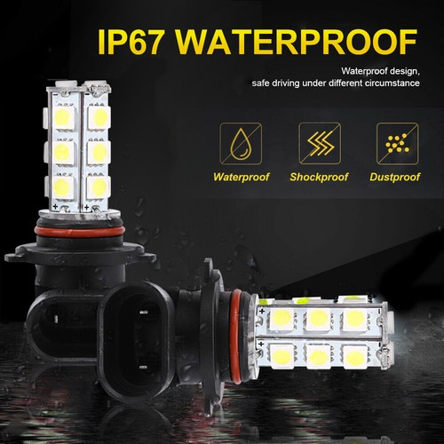 For Chevy Silverado 1500 2500 HD 2003-2005 2006 White 9005 LED Fog Lights Bulbs - Picture 2 of 14