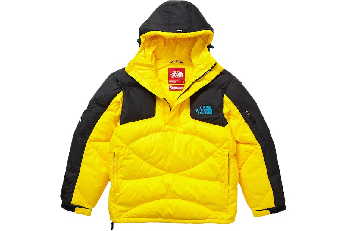 Supreme The North Face 800 Fill Half Zip Hooded Pullover Yellow Size XL Mens OG