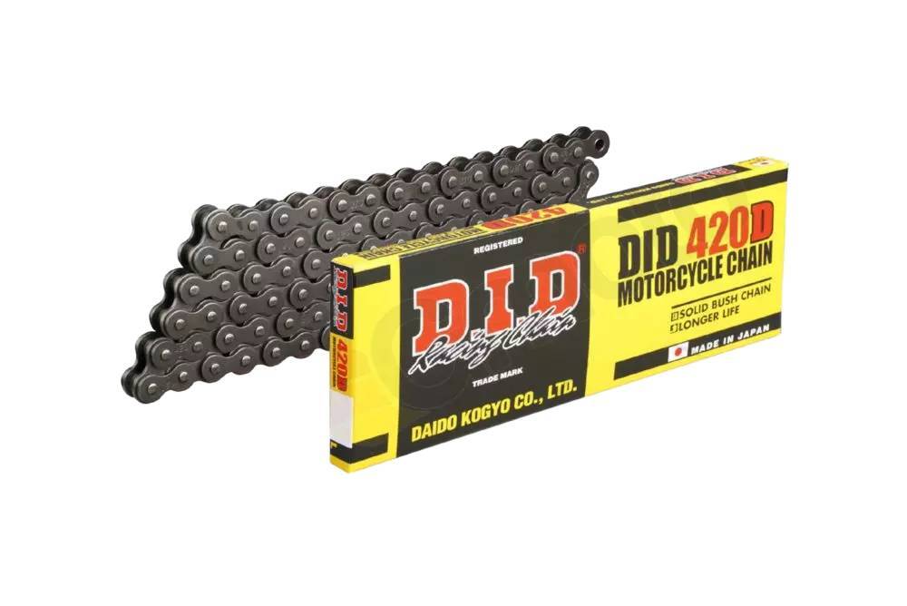 Chaîne d'entraînement DID 420 D 118 maillons de rechange pour moto Kawasaki et S