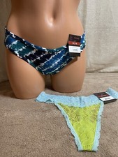 NoBo, No Boundaries , Women  s Size Med 7-9 , Lot of 2, Thong Panties. NEW