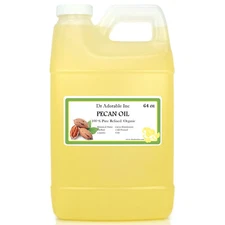 Premium 64 Oz Pecan Oil 100% Pure Organic Cold Pressed Best Fresh Multi Purpose