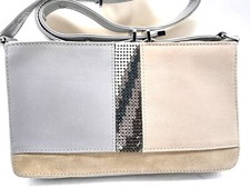 Authentic Swarovski By Swarovski Suede Pastel Clutch Pristine Lknew!