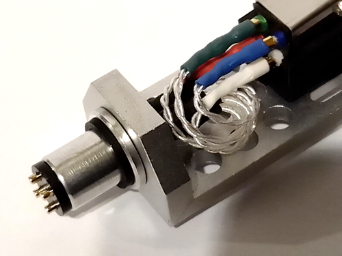 Teac TS 80 & TS 270S Turntable Litz 5N Silver Wired Headshell & Cartridge - Picture 6 of 7