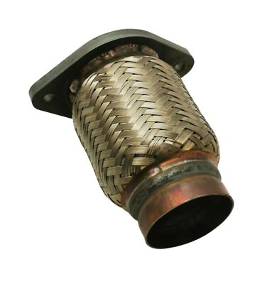 Exhaust Flex Pipe Catalyst Joint Repair Tube For BMW E90 E92 E91 E93 E81 E87 E88 With N43 Engine - Stainless Steel With Sealing Rings