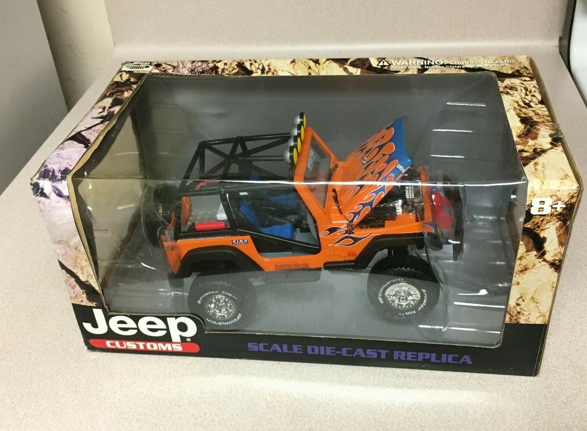 Jeep Wrangler 2004 Custom 4x4 Diecast 1/18 Scale Toy Zone Rare NEW