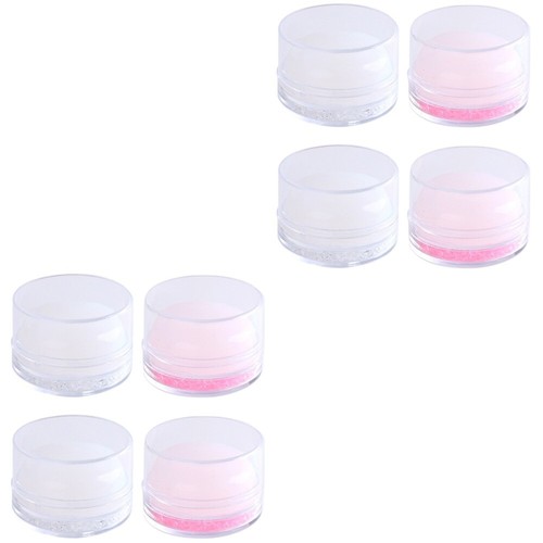 2 Pieces Silikonnagelstempel Manikürezubehör Einfacher Maniküre-Kunststempel