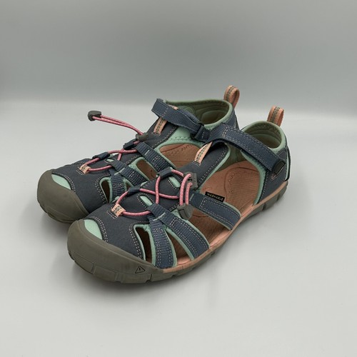 Keen Closed Tow Sandalen wasserblau türkis pink Größe 7 Damen wasserdicht waschbar