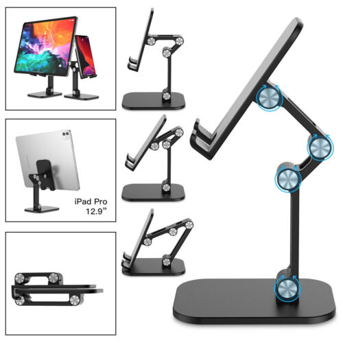 Adjustable Universal Tablet Stand Desk Holder Mount For Cell Phone iPad iPhone - Picture 5 of 8
