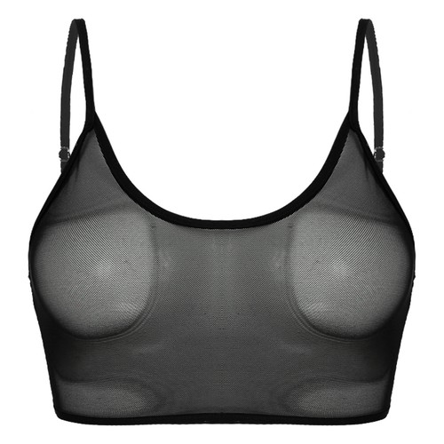 Sexy Womens Bra Top See Through Sheer Lace Lingerie Bralette Open Cups Wire-free - Picture 73 of 73