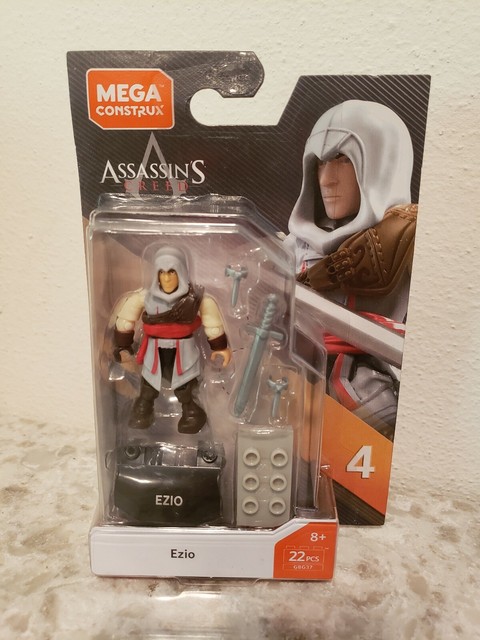 MEGA CONSTRUX ASSASINS CREED EZIO ACTION FIGURE for sale online