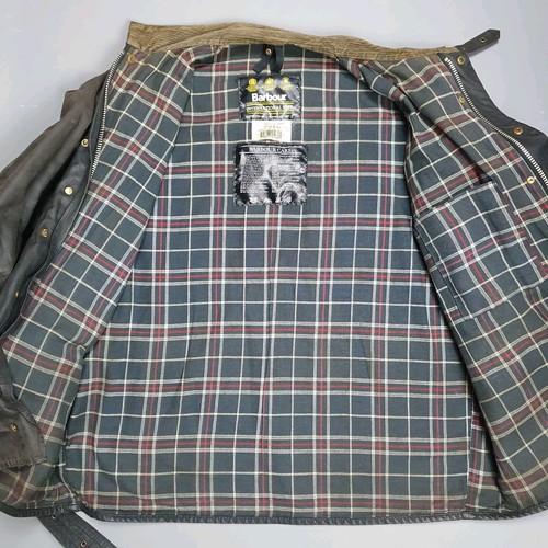Barbour A7 International Anzug Wachsjacke Herren C48 - XXL schwarz Vintage Motorrad - Bild 4 von 12