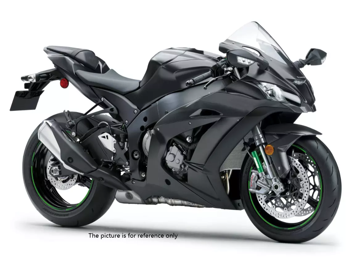Motorcycle Matte Black ABS Fairings Kit for ZX10R 2016 2017 2018
