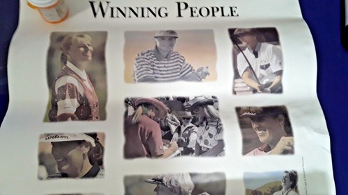 1996 LPGA POSTER W/ANnIKA SORENSTAM JAN STEVENSON 20x24