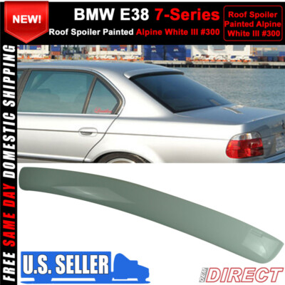 95-01 BMW E38 7-Series AC Style Roof Spoiler Wing Painted Alpine White III #300