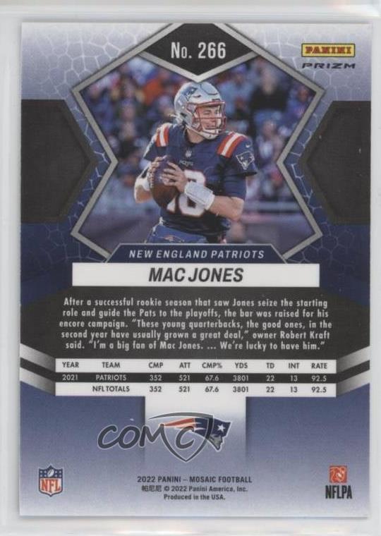 2022 Panini Mosaic National Pride Green Mosaic Prizm Mac Jones 266 eBay