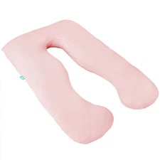 Organic Cotton Pregnancy Full Body Pillow Cover U-Shaped Pillowcase (Cover Only)