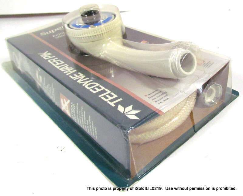 NEW VINTAGE TELEDYNE WATERPIK SHOWER HEAD 3Settings SS3BL White w