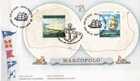 W CANADA 1779 FDC MARCOPOLO AUSTRALIA JOINT ISSUE SOUVENIR SHEET FIRST DAY COVER