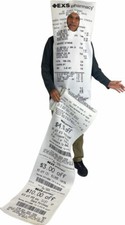 EXS-ively Long Pharmacy Receipt Halloween Costume