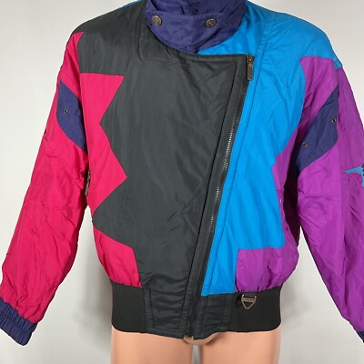 Vtg 80s 90s TYROLLA By Head Retro Zip Ski Snow Jacket