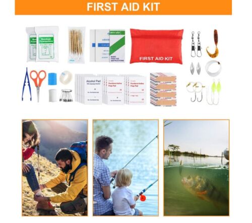 Outdoor Außen Notfall Survival Kit Set Gear Camping Multitool Erste Hilfe Kasten - Bild 3 von 11