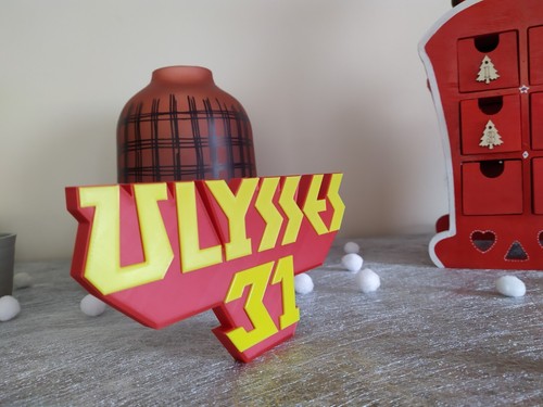 logo ulysses 31 international version collection manga display sign - Imagen 3 de 6