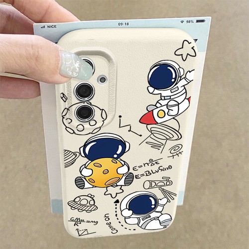 For Samsung S25 edge S24 FE Ultra S23 S22 A16 A26 Astronaut Cute Soft Case Cover - Picture 12 of 19