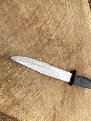 Vintage Heavy Sea Hawk 9  Aqua Lung Stainless Steel Scuba Diving Knife Japan