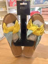 Sandalo Platform Emanuela Biffoli Giallo E Carta Da Zucchero N40 Schuhe