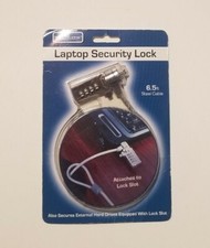 Laptop PC Computer Programmable Combination Security Cable Lock 6.5' Steel Cable